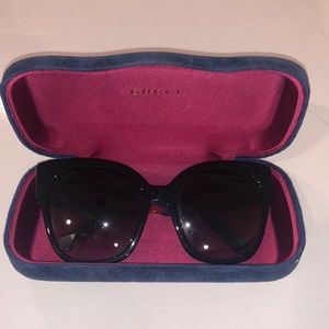 Gucci Oversized Black Sunglasses
